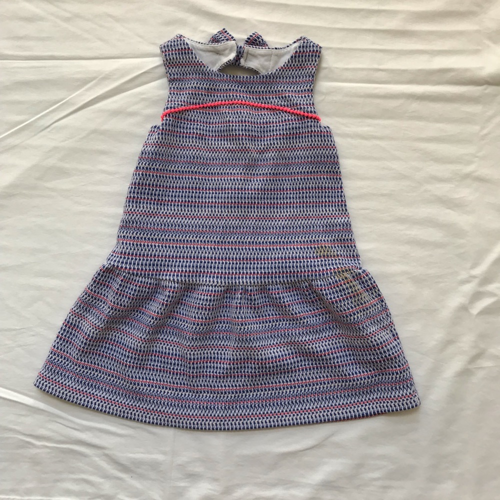 Janie and Jack - blue/white knit dress size 2T